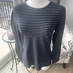 Lauren Ralph Lauren Black Label Round Neck Top Sz M